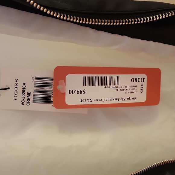 Vigoss Sherpa Cream Jacket - Picture 3 of 4